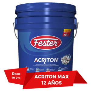 Acriton 6 años Rojo Cubeta