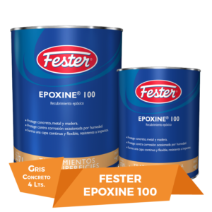 Epoxine 100 Gris Concreto Galón