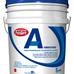 Fester A5 Rojo Fibratado acrilico