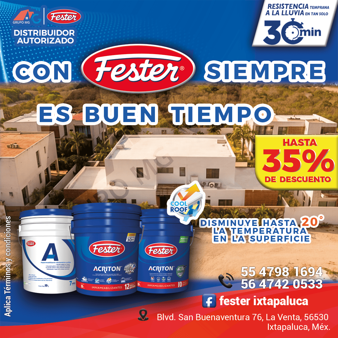 fester ixtapaluca temp mantenimiento 2025