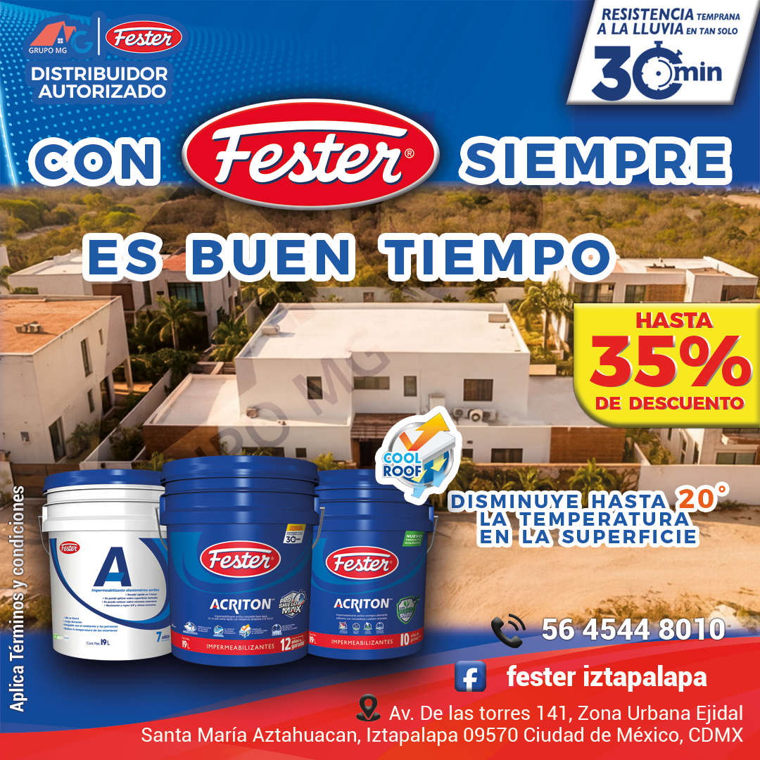 fester iztapalapa temp mantenimiento 2025